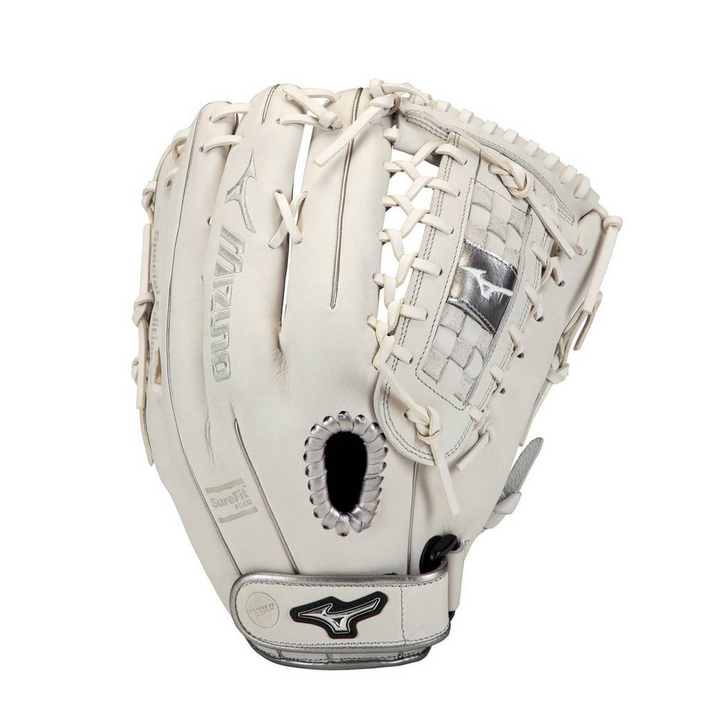 Womens Mizuno MVP Prime SE Fastpitch 13" Softball Gloves White/Silver Philippines (PMYJUX325)